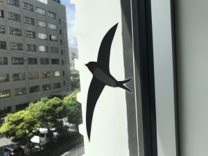 窓辺シリーズ「シロツメクサとツバメ」