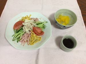 なかよしクッキング8月