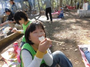 秋の遠足子どもたちの森