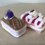 お掃除スポンジで作ったケーキ