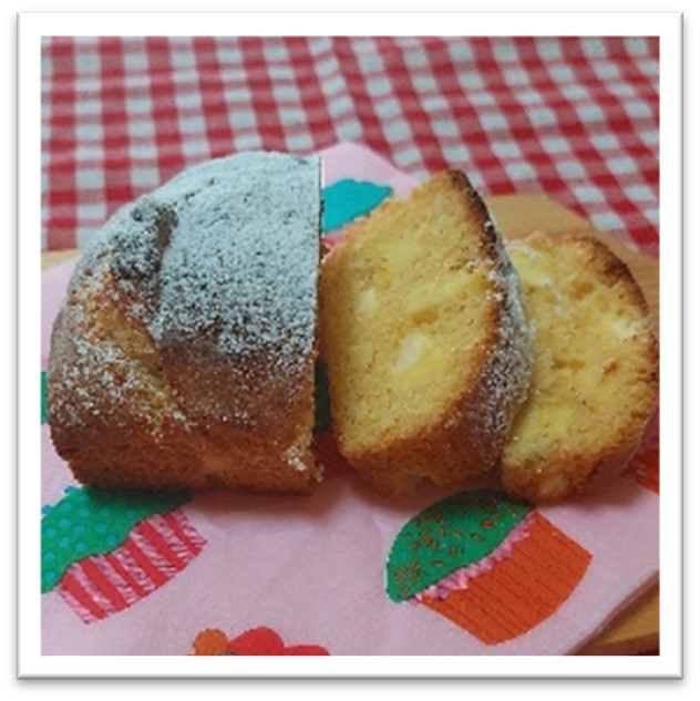 さつまいもとクリームチーズのパウンドケーキ