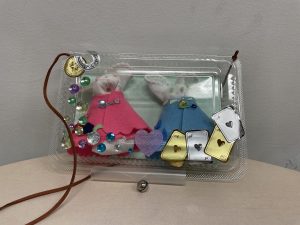 11月なかよし工房A　ガーゼで作ったしろうさぎの画像