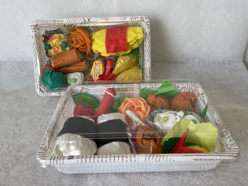 おりがみでお弁当