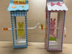 くるくる回してうごくおもちゃ