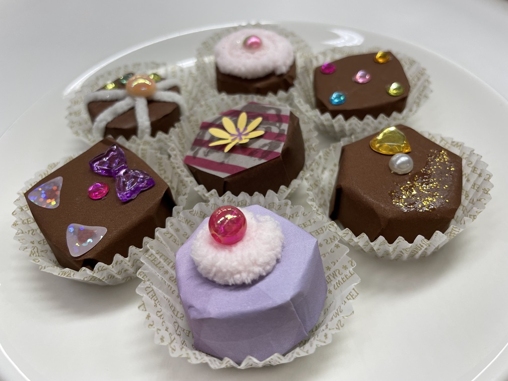 工作のチョコケーキ