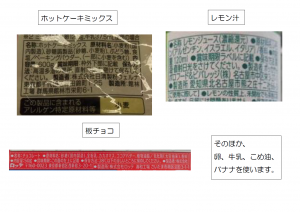 チョコバナナマフィン成分表