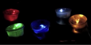 水でつながるライト