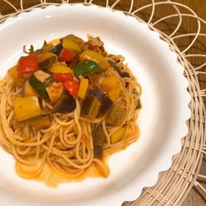 8月トマトパスタ画像