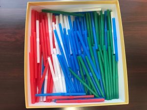 おやこ工作11月　ストローアート材料