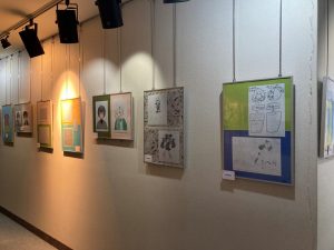 まんが・イラストクラブ作品展示