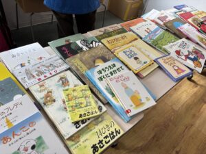 絵本の交換コーナー